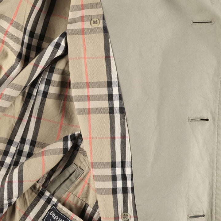 Burberry's 100% cotton trench coat, made in England, men's size XL cotton Beige type Vintage Second Hand