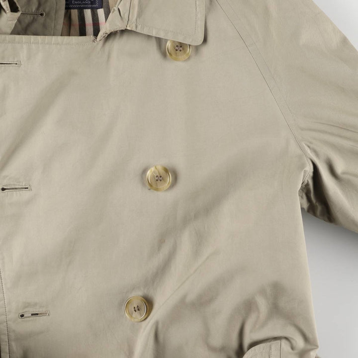 Burberry's 100% cotton trench coat, made in England, men's size XL cotton Beige type Vintage Second Hand