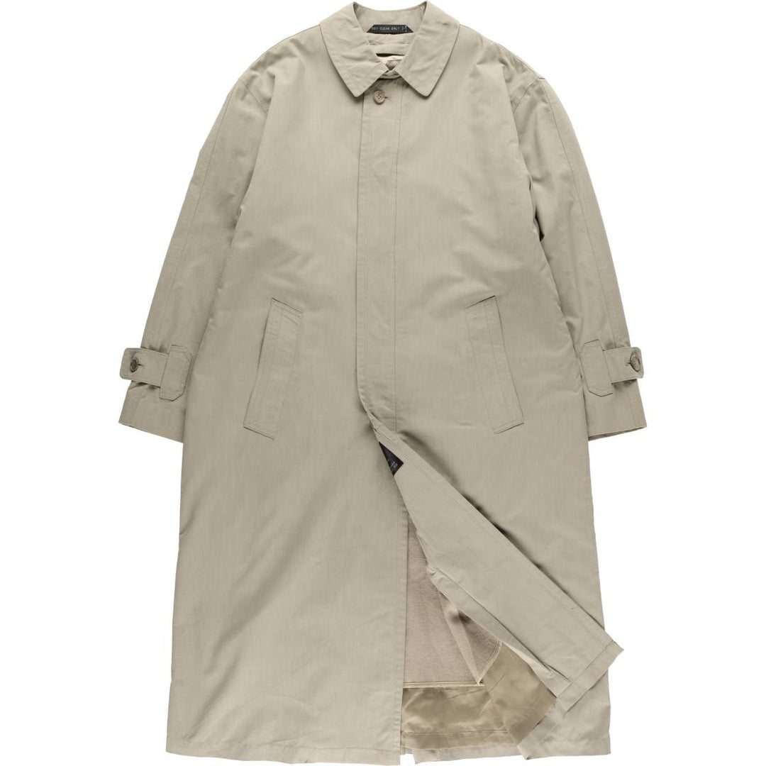 90'S Christian Dior LE CONNAISSEUR Balmacaan Coat, Men's Size Small, Vintage cotton Beige type Vintage Second Hand