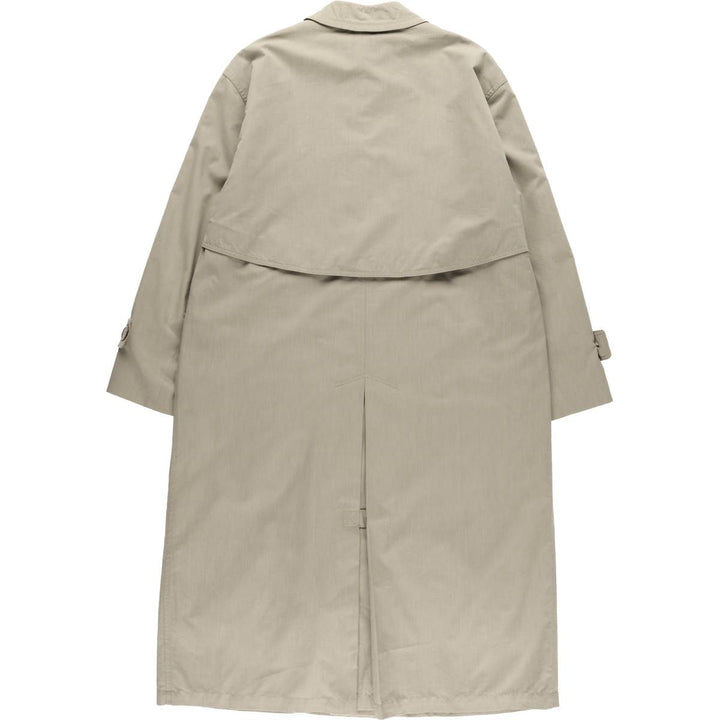 90'S Christian Dior LE CONNAISSEUR Balmacaan Coat, Men's Size Small, Vintage cotton Beige type Vintage Second Hand
