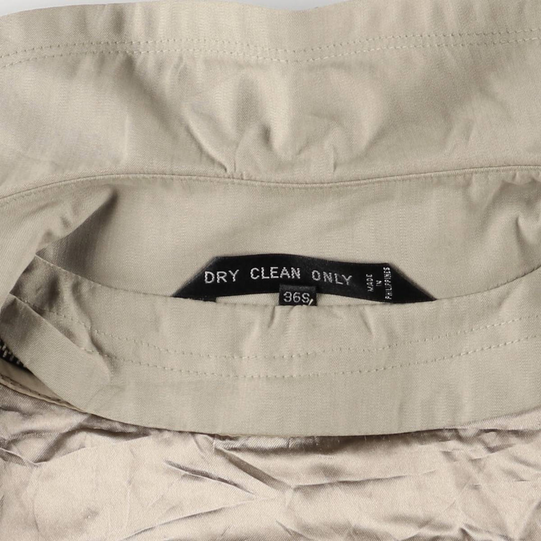 90'S Christian Dior LE CONNAISSEUR Balmacaan Coat, Men's Size Small, Vintage cotton Beige type Vintage Second Hand