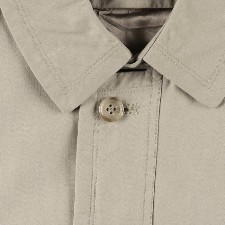 90'S Christian Dior LE CONNAISSEUR Balmacaan Coat, Men's Size Small, Vintage cotton Beige type Vintage Second Hand