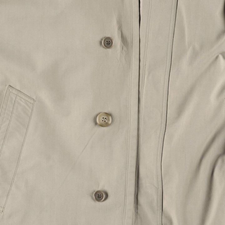 90'S Christian Dior LE CONNAISSEUR Balmacaan Coat, Men's Size Small, Vintage cotton Beige type Vintage Second Hand