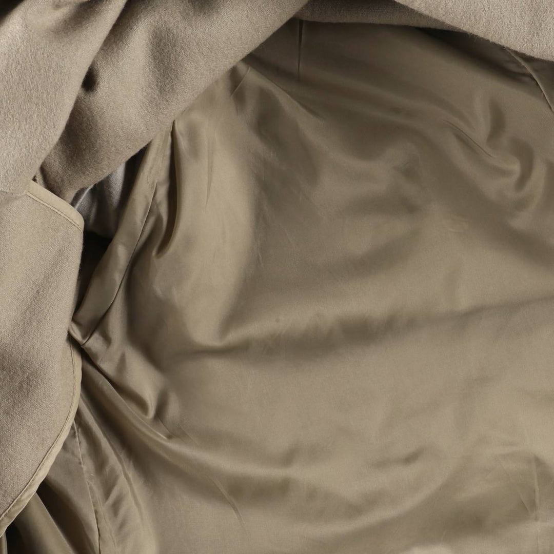90'S Christian Dior LE CONNAISSEUR Balmacaan Coat, Men's Size Small, Vintage cotton Beige type Vintage Second Hand