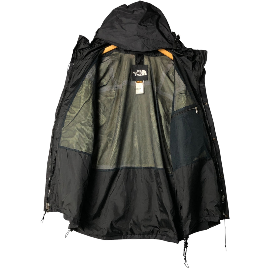 90'S The North Face GORE-TEX Mountain Parka Shell Jacket, Men's Size Medium, Vintage Nylon black type Vintage Second Hand