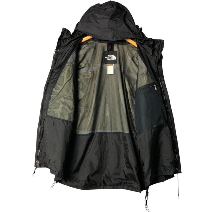90'S The North Face GORE-TEX Mountain Parka Shell Jacket, Men's Size Medium, Vintage Nylon black type Vintage Second Hand