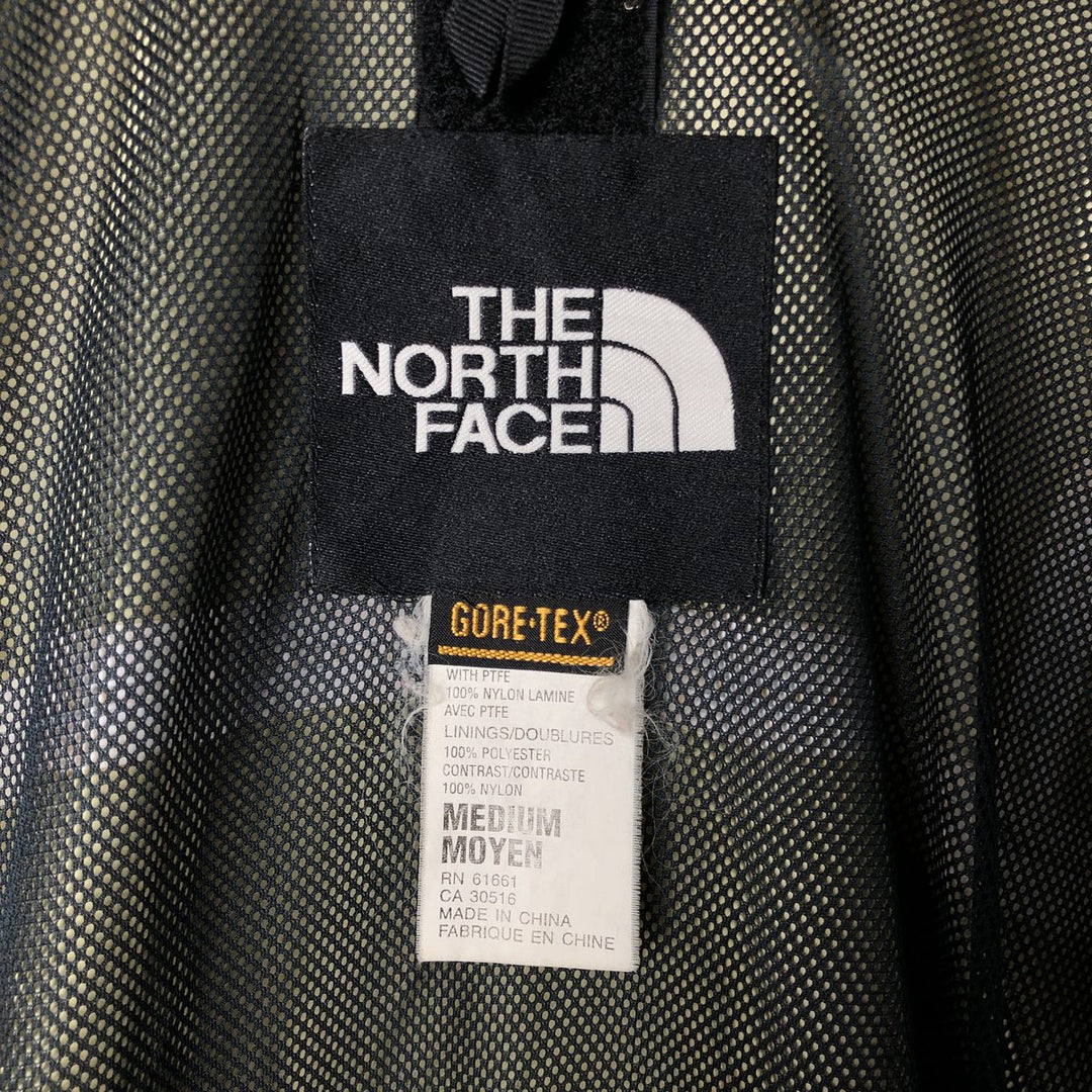 90'S The North Face GORE-TEX Mountain Parka Shell Jacket, Men's Size Medium, Vintage Nylon black type Vintage Second Hand