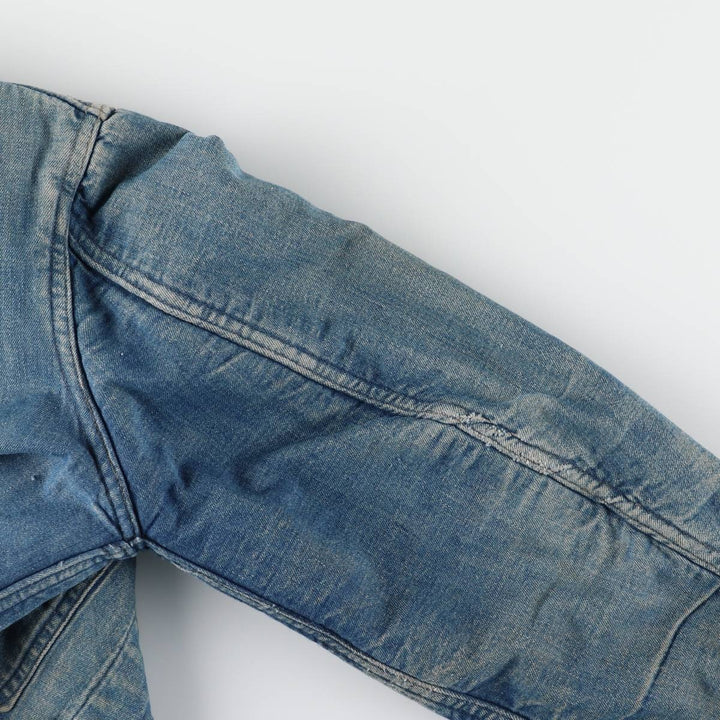 60'S DUBBLE WARE denim coveralls, men's size S, vintage unclear blue type Vintage Second Hand