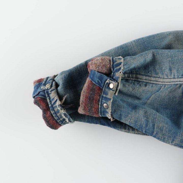 60'S DUBBLE WARE denim coveralls, men's size S, vintage unclear blue type Vintage Second Hand