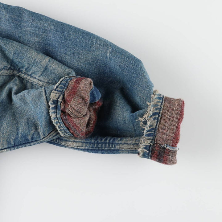 60'S DUBBLE WARE denim coveralls, men's size S, vintage unclear blue type Vintage Second Hand