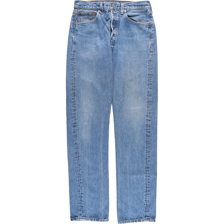 90'S Levi's 501-0115 Straight Denim Pants, Made in USA, Men's, W30, Vintage cotton blue type Vintage Second Hand