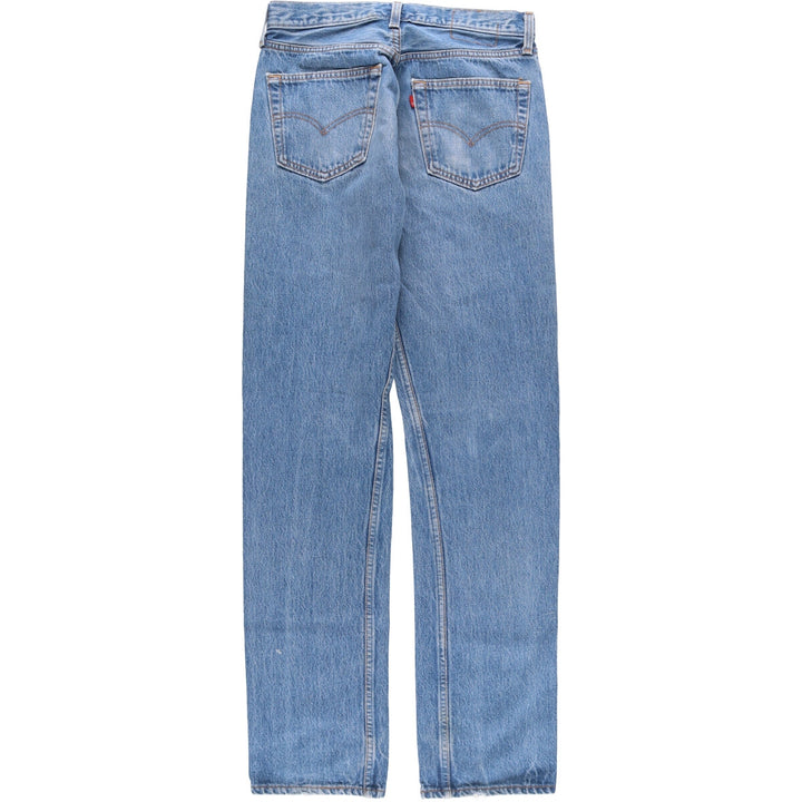 90'S Levi's 501-0115 Straight Denim Pants, Made in USA, Men's, W30, Vintage cotton blue type Vintage Second Hand