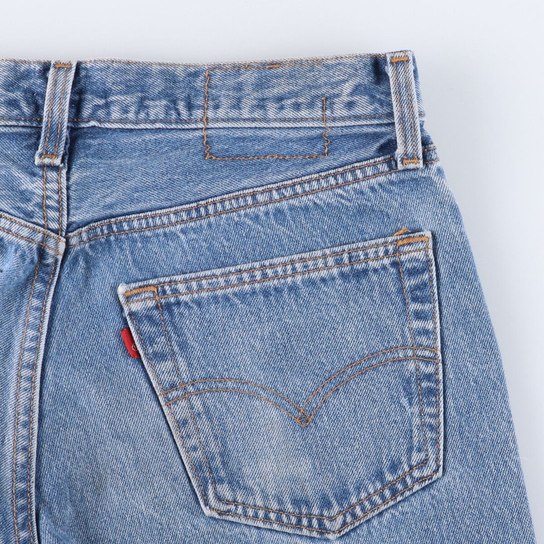 90'S Levi's 501-0115 Straight Denim Pants, Made in USA, Men's, W30, Vintage cotton blue type Vintage Second Hand