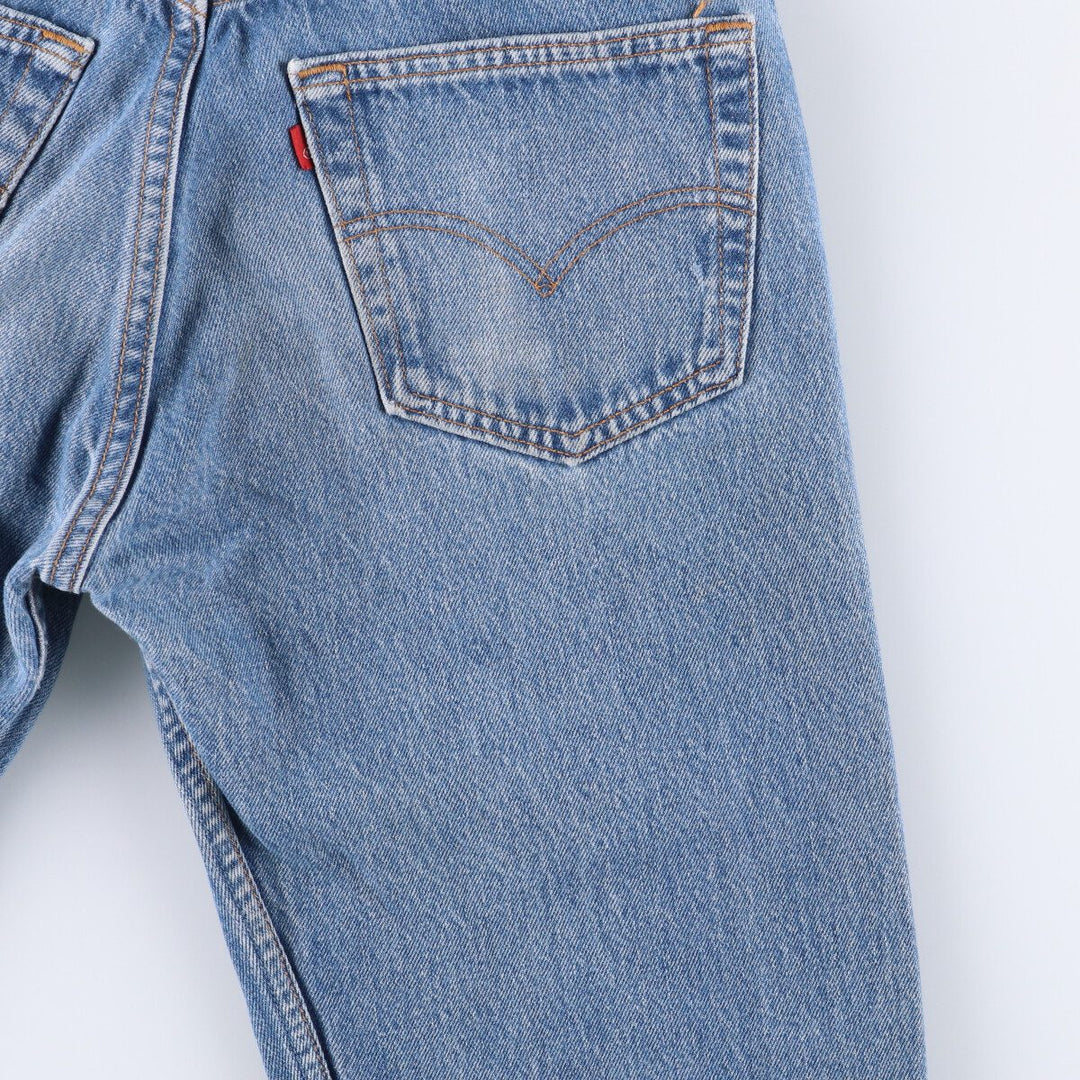 90'S Levi's 501-0115 Straight Denim Pants, Made in USA, Men's, W30, Vintage cotton blue type Vintage Second Hand