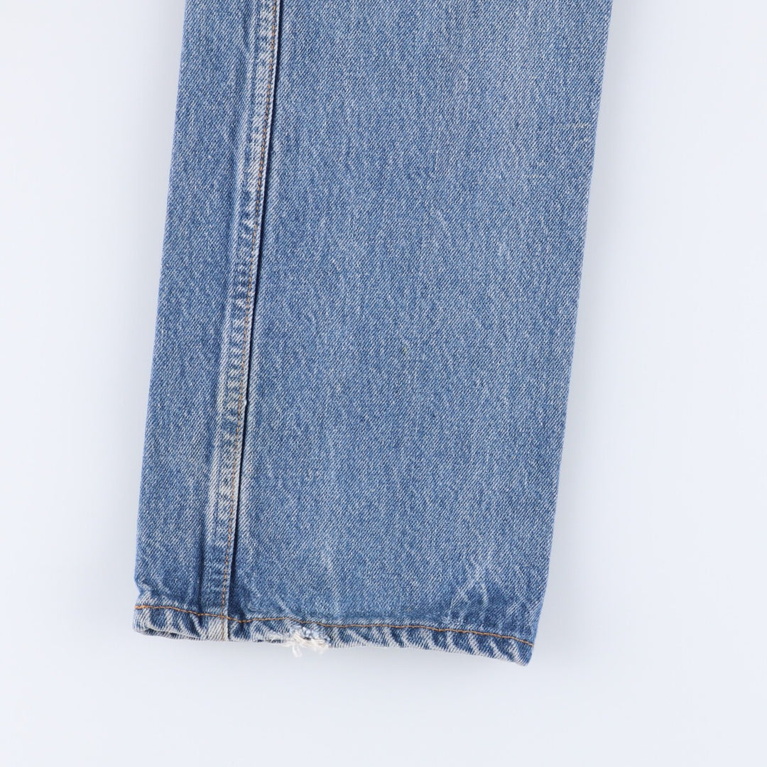 90'S Levi's 501-0115 Straight Denim Pants, Made in USA, Men's, W30, Vintage cotton blue type Vintage Second Hand