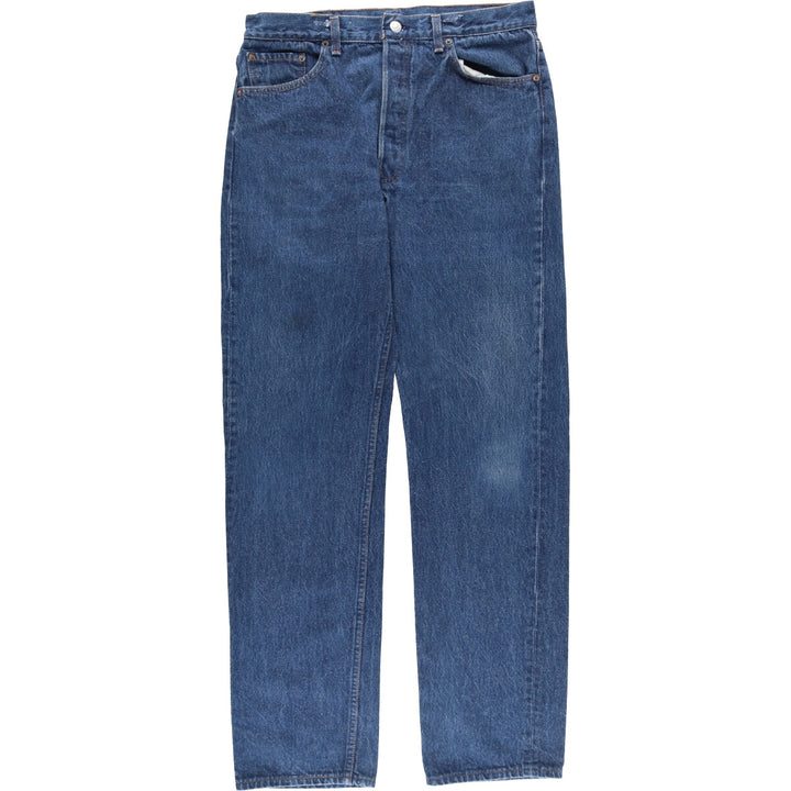 90'S Levi's 501-0115 Straight Denim Pants Made in USA Men's W33 Vintage cotton blue type Vintage Second Hand