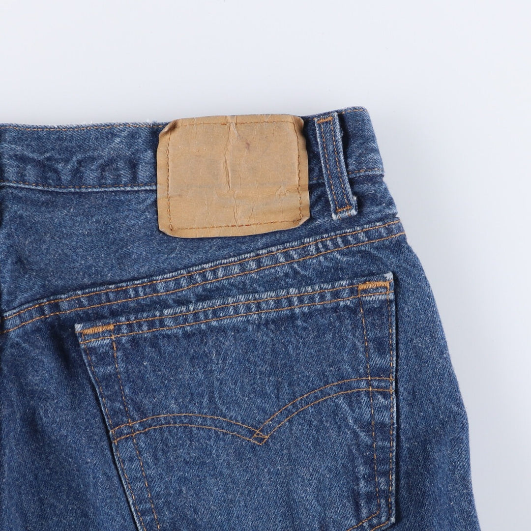 90'S Levi's 501-0115 Straight Denim Pants Made in USA Men's W33 Vintage cotton blue type Vintage Second Hand