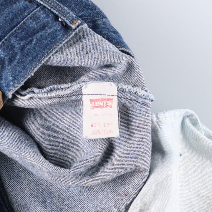 90'S Levi's 501-0115 Straight Denim Pants Made in USA Men's W33 Vintage cotton blue type Vintage Second Hand