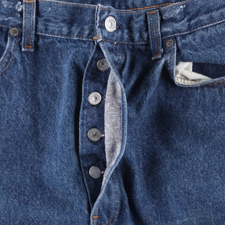 90'S Levi's 501-0115 Straight Denim Pants Made in USA Men's W33 Vintage cotton blue type Vintage Second Hand