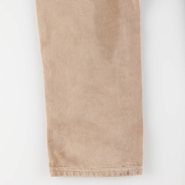 00'S Carhartt Dungaree Fit Double Knee Duck Painter Pants Men's W32 equivalent cotton beige type brown Vintage Second Hand
