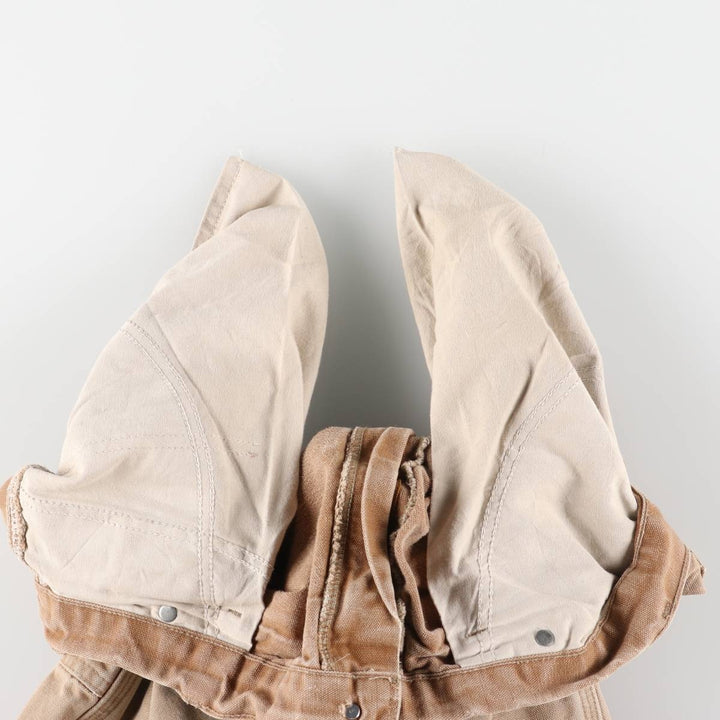 00'S Carhartt Dungaree Fit Double Knee Duck Painter Pants Men's W32 equivalent cotton beige type brown Vintage Second Hand