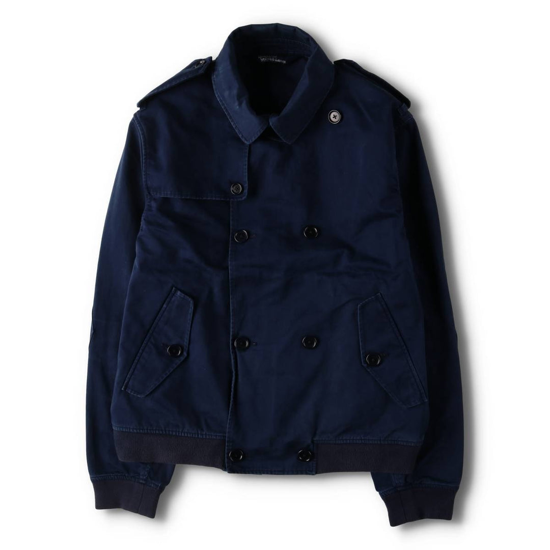 90'S Polo by Ralph Lauren trench jacket, cotton blouson, men's XL size, vintage cotton navy blue type Vintage Second Hand