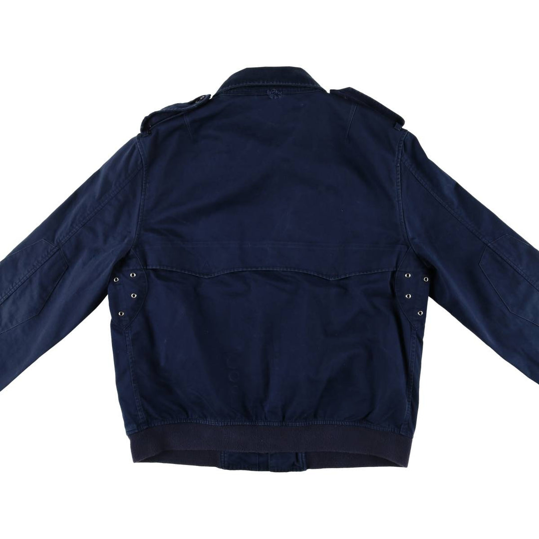 90'S Polo by Ralph Lauren trench jacket, cotton blouson, men's XL size, vintage cotton navy blue type Vintage Second Hand