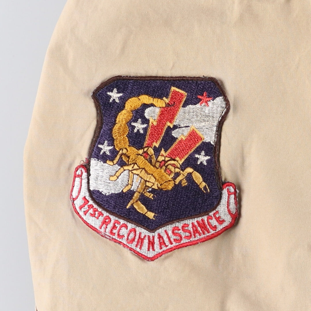 00'S Ralph Lauren Summer Flight Jacket M-421B Military Flight Jacket Men's XL cotton Beige type Vintage Second Hand