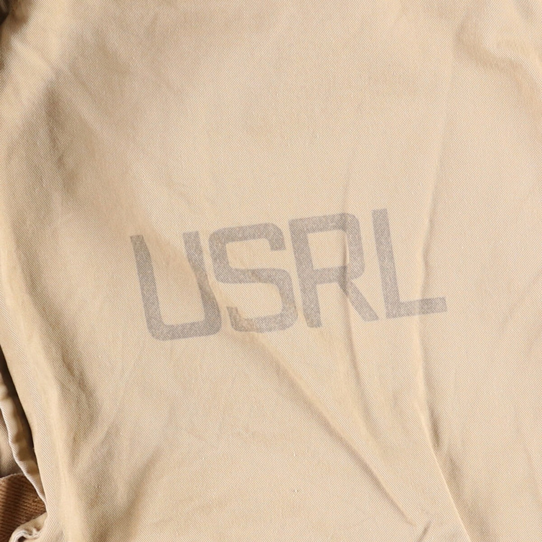 00'S Ralph Lauren Summer Flight Jacket M-421B Military Flight Jacket Men's XL cotton Beige type Vintage Second Hand