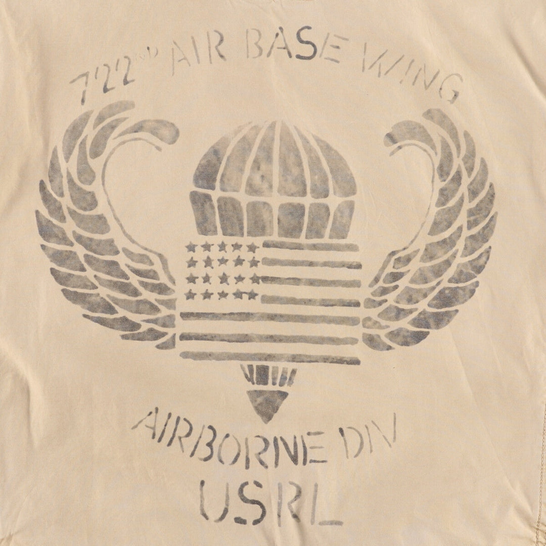 00'S Ralph Lauren Summer Flight Jacket M-421B Military Flight Jacket Men's XL cotton Beige type Vintage Second Hand