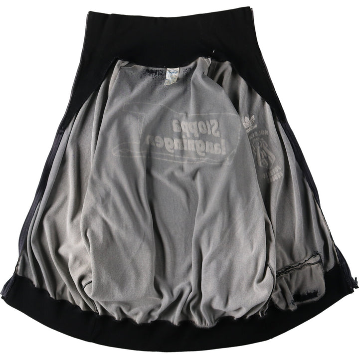 70'S Adidas VENTEX Jersey Track Jacket Made in France Men's L Size Vintage polyamide black type Vintage Second Hand