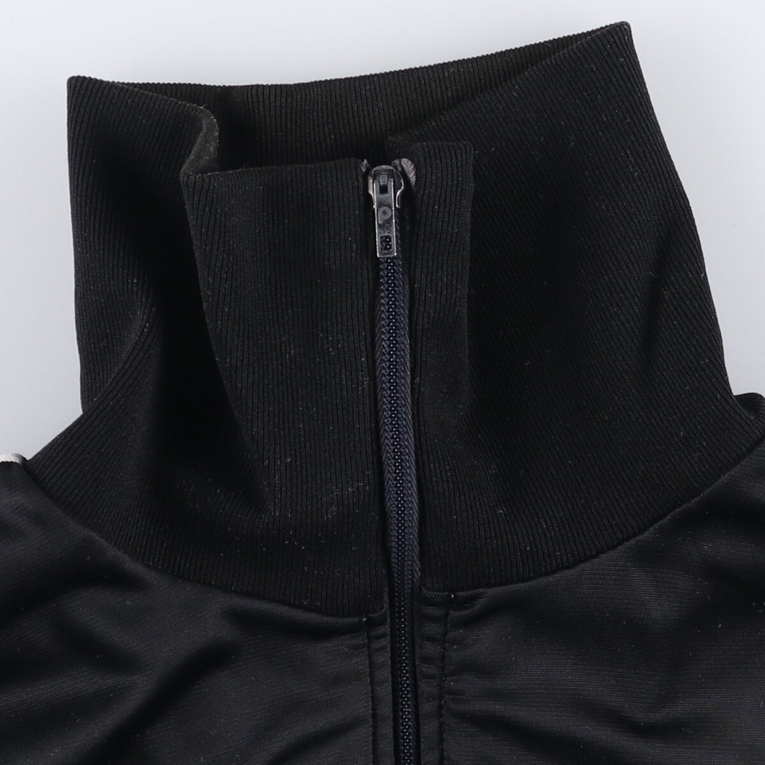 70'S Adidas VENTEX Jersey Track Jacket Made in France Men's L Size Vintage polyamide black type Vintage Second Hand