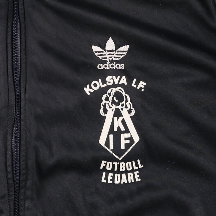 70'S Adidas VENTEX Jersey Track Jacket Made in France Men's L Size Vintage polyamide black type Vintage Second Hand