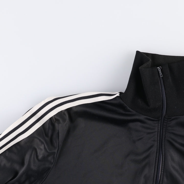 70'S Adidas VENTEX Jersey Track Jacket Made in France Men's L Size Vintage polyamide black type Vintage Second Hand