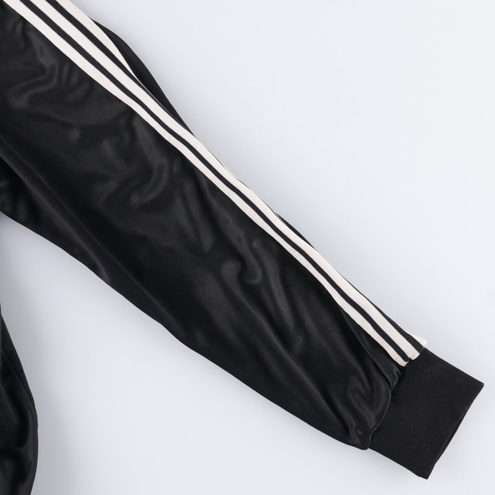 70'S Adidas VENTEX Jersey Track Jacket Made in France Men's L Size Vintage polyamide black type Vintage Second Hand