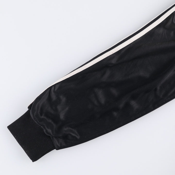 70'S Adidas VENTEX Jersey Track Jacket Made in France Men's L Size Vintage polyamide black type Vintage Second Hand