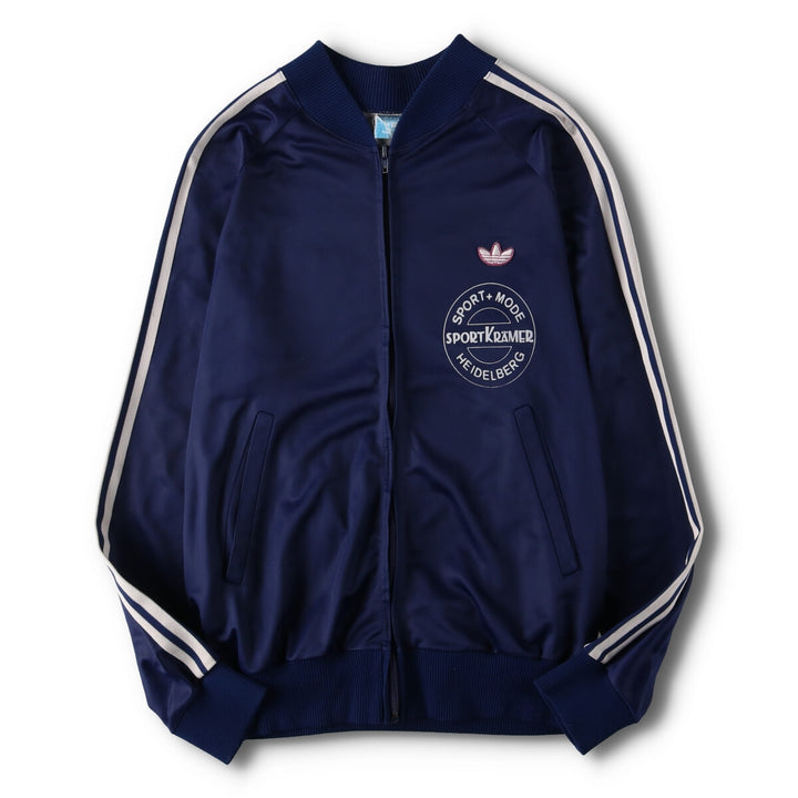 Adidas ATP Jersey Track Jacket Men's M Vintage polyester navy blue type Vintage Second Hand