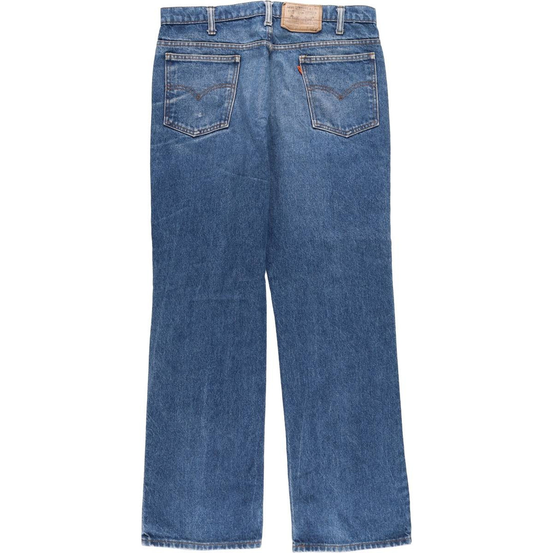 90'S Levi's 20517-0217 Orange Tab Bootcut Denim Pants Made in USA Men's W34 Vintage cotton blue type Vintage Second Hand
