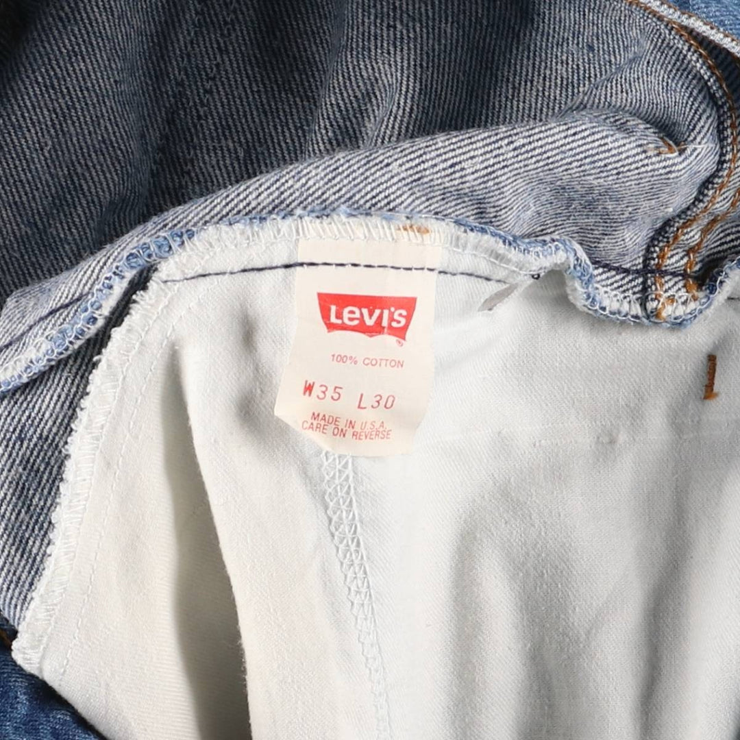 90'S Levi's 20517-0217 Orange Tab Bootcut Denim Pants Made in USA Men's W34 Vintage cotton blue type Vintage Second Hand
