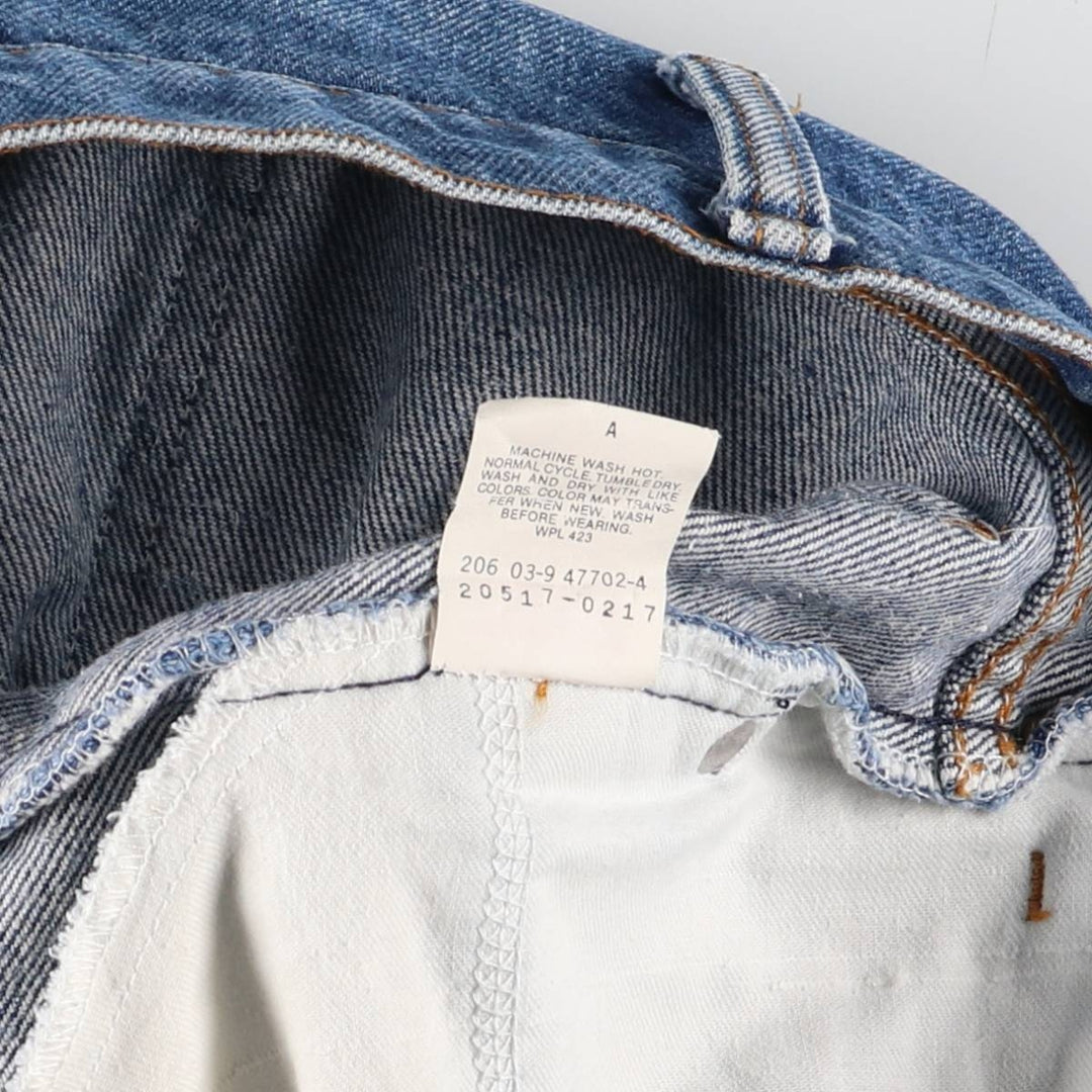 90'S Levi's 20517-0217 Orange Tab Bootcut Denim Pants Made in USA Men's W34 Vintage cotton blue type Vintage Second Hand