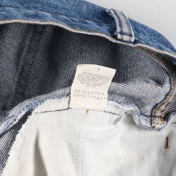 90'S Levi's 20517-0217 Orange Tab Bootcut Denim Pants Made in USA Men's W34 Vintage cotton blue type Vintage Second Hand