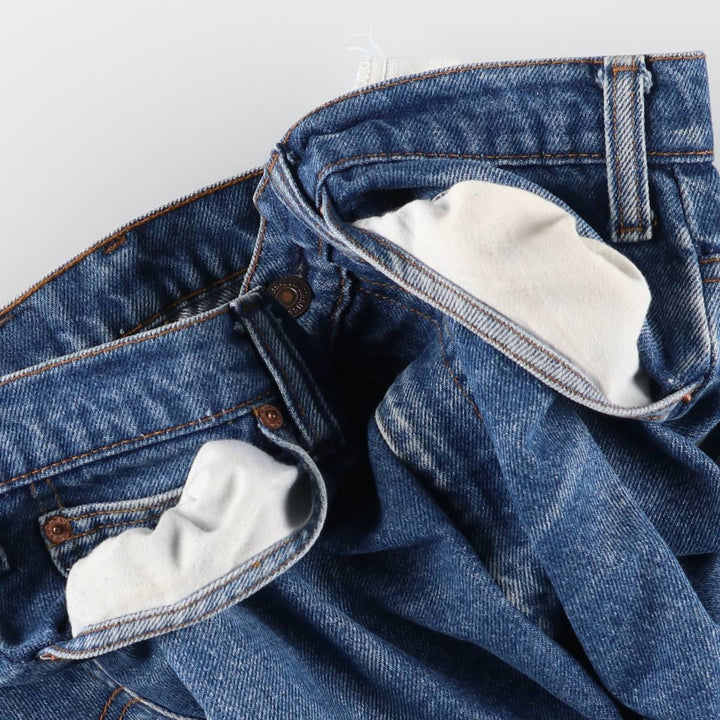 90'S Levi's 20517-0217 Orange Tab Bootcut Denim Pants Made in USA Men's W34 Vintage cotton blue type Vintage Second Hand