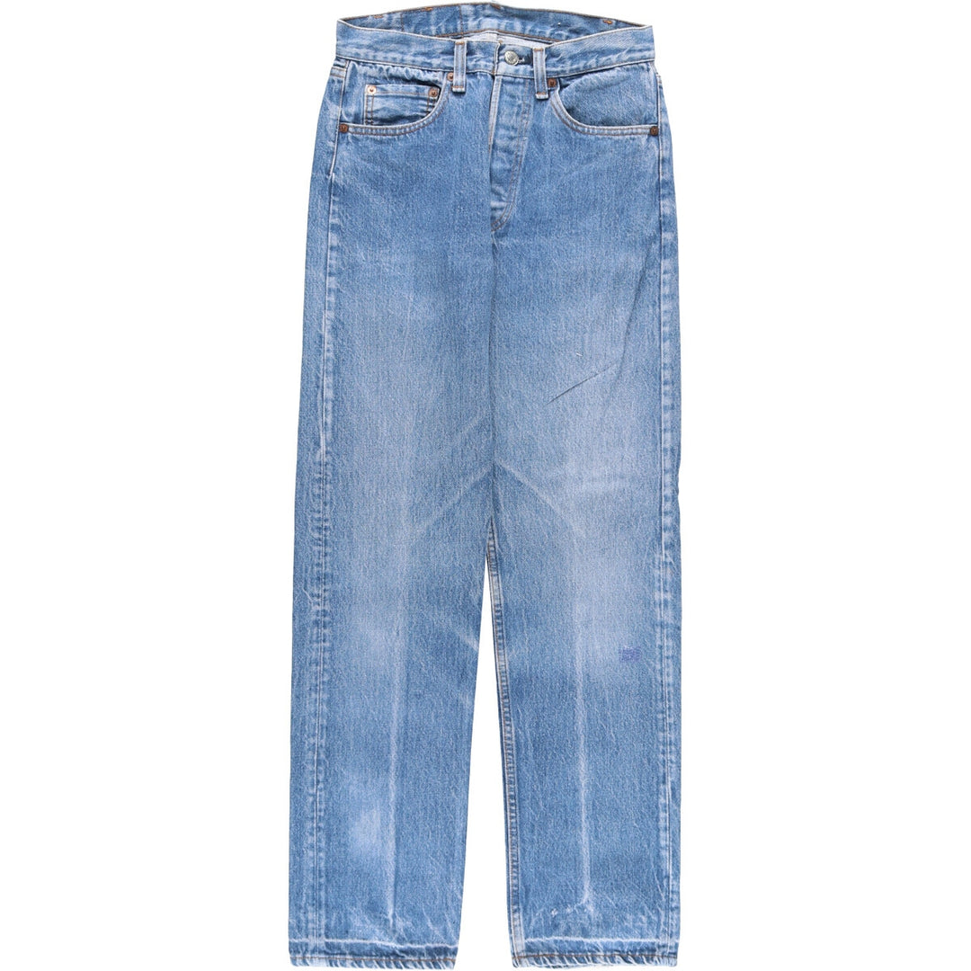 Levi's 501-0115 Straight Denim Pants Women's Size L (w28) Vintage unclear blue type Vintage Second Hand