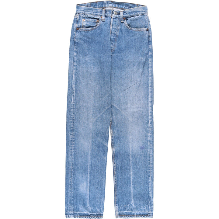 Levi's 501-0115 Straight Denim Pants Women's Size L (w28) Vintage unclear blue type Vintage Second Hand