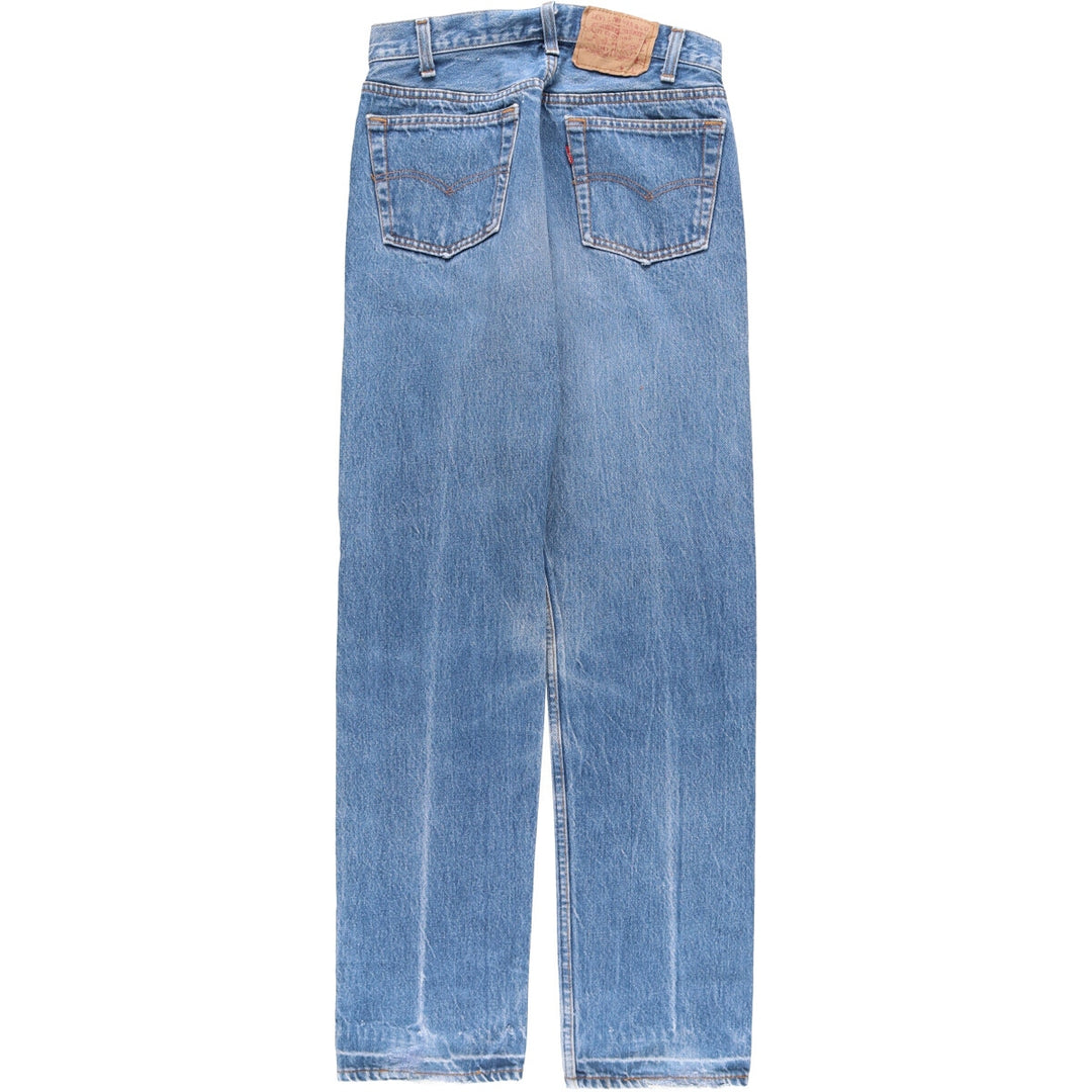 Levi's 501-0115 Straight Denim Pants Women's Size L (w28) Vintage unclear blue type Vintage Second Hand