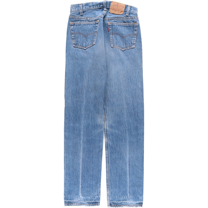 Levi's 501-0115 Straight Denim Pants Women's Size L (w28) Vintage unclear blue type Vintage Second Hand