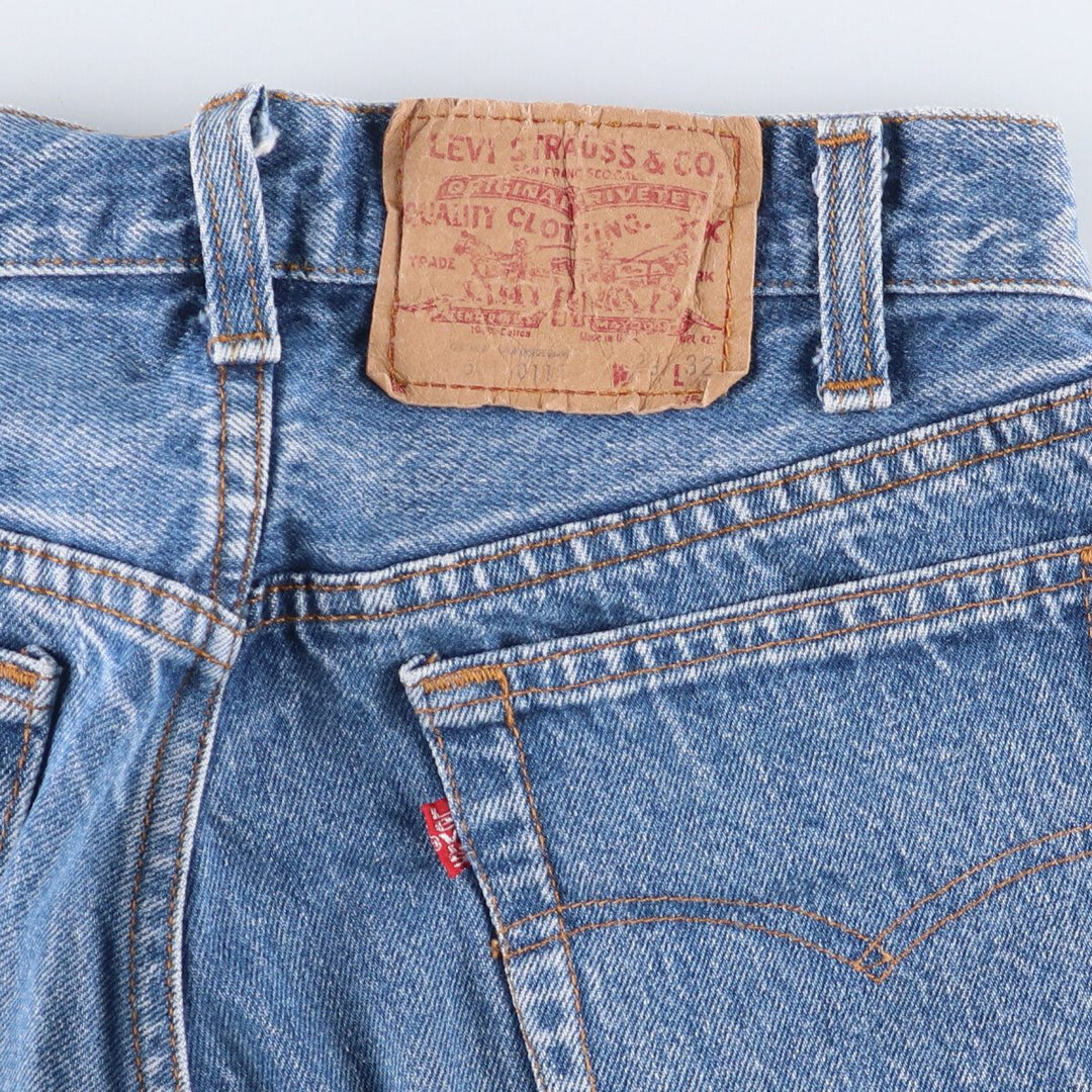 Levi's 501-0115 Straight Denim Pants Women's Size L (w28) Vintage unclear blue type Vintage Second Hand