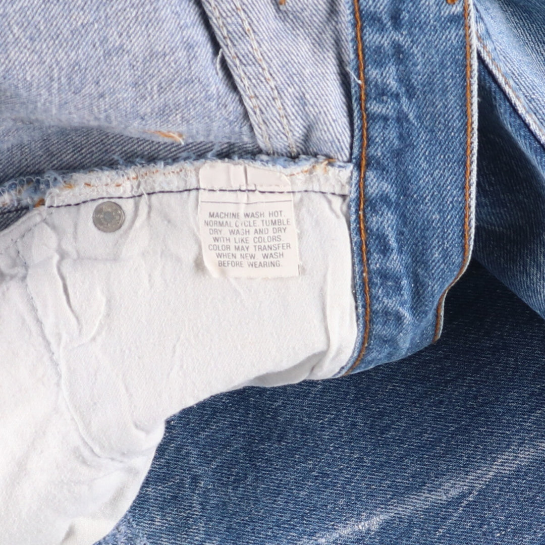 Levi's 501-0115 Straight Denim Pants Women's Size L (w28) Vintage unclear blue type Vintage Second Hand