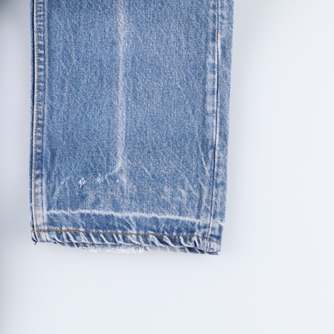 Levi's 501-0115 Straight Denim Pants Women's Size L (w28) Vintage unclear blue type Vintage Second Hand