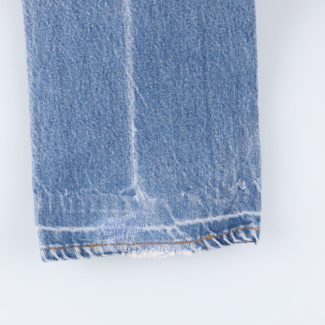 Levi's 501-0115 Straight Denim Pants Women's Size L (w28) Vintage unclear blue type Vintage Second Hand